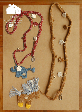 REHi「移动森林」马年大象手机链挂绳 手腕挂链便携挂链手机挂链