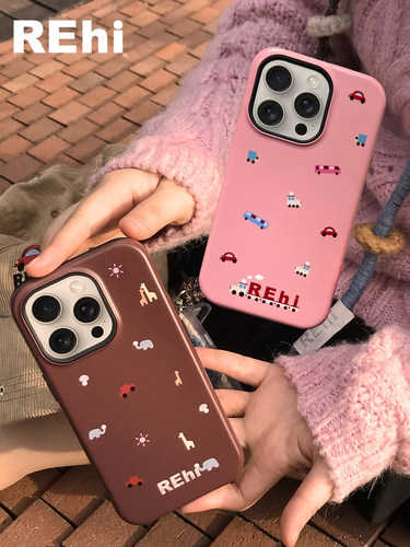 REHi「出奇森林」苹果菲林壳动物图案手机壳适用于iPhone15promax - 封面