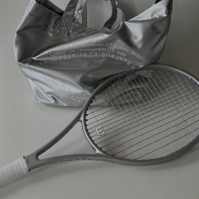 代购WILSON PRO STAFF 威尔胜定制哑光银色专业比赛训练网球拍DIY