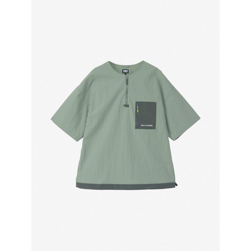 Helly Hansen/海丽汉森速干半拉链T恤宽松休闲户外钓鱼防晒轻便