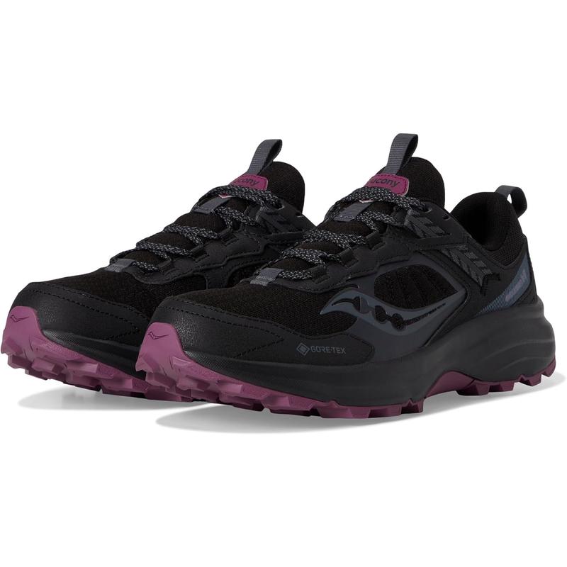 SAUCONY索康尼女士徒步鞋防水防滑缓震登山鞋低帮系带户外鞋
