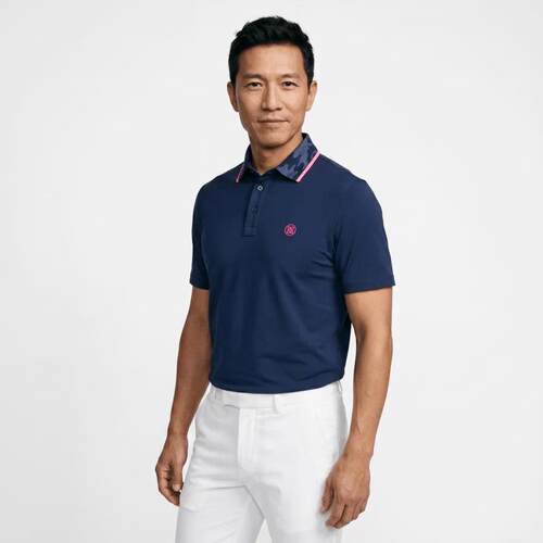 代购GFORE男士POLO透气防晒棉质修身高尔夫户外男装爆款休闲
