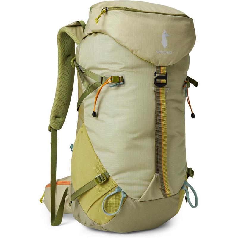 代购Cotopaxi双肩包女士耐用防水透气大容量浅绿色多口袋可调节