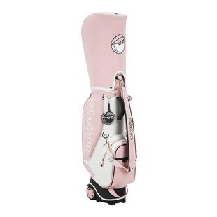 代购MALBON GOLF男女高尔夫球包可推拉多隔层防泼水轻便携带粉色