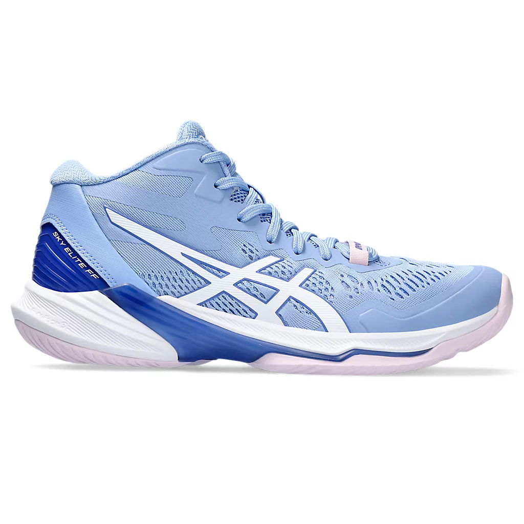asics Sky Elite FF 2女子排球鞋蓝粉色时尚缓震代购正品
