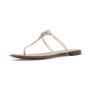 海外代购Tory Burch/汤丽柏琦女士休闲凉鞋轻盈舒适防滑耐磨平底