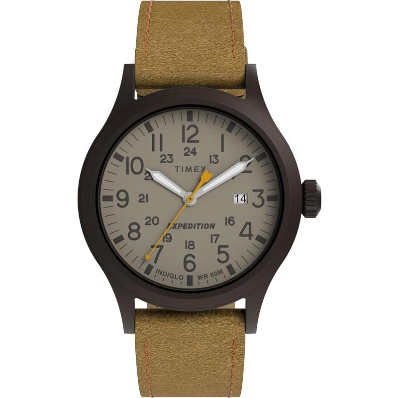 Timex/天美时户外运动腕表小时显示防滑表带米防水夜光指针