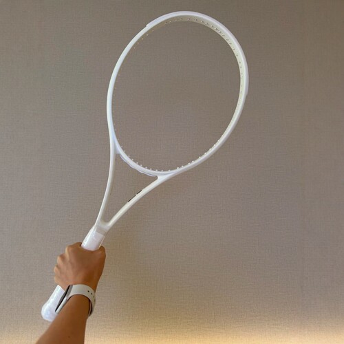 代购Wilson pro staff 97 V14威尔胜网球拍定制白色DIY比赛训练拍