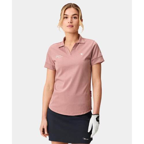 代购MACADE女士高尔夫POLO衫速干排汗降温效果抗热设计舒适贴身