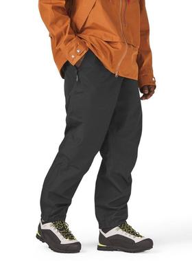 代购Danner男士雨裤透气轻便黑色防水徒步登山户外裤防泼水机能