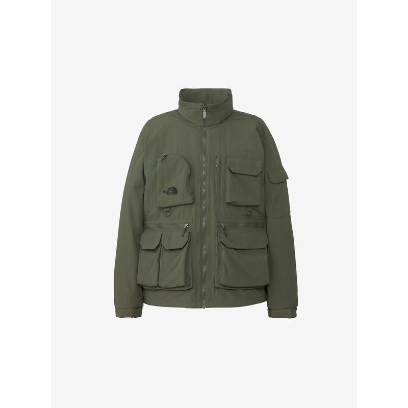 THE NORTH FACE北面男士冲锋衣防水防风多口袋户外夹克立领长袖