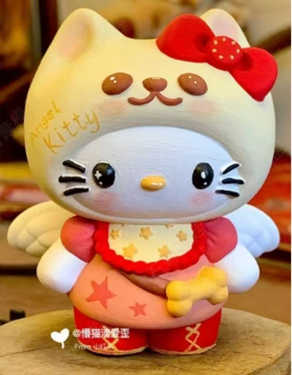 高20 新款KT猫石膏娃娃模具 手工DIY磨具新款摆摊3d立体