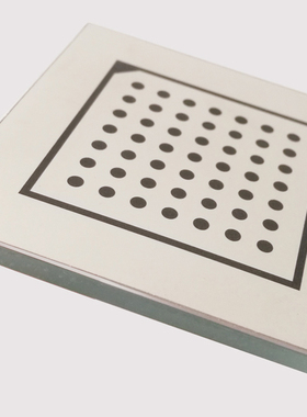 Halcon标定板 高精度 圆点 氧化铝标定板 7*7 漫反射 不反光