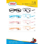 THOMAS托马斯&朋友学生镜架硅胶镜框全框青少年近视远视TMS33036