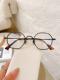 ROMEO罗密欧纯钛商务男女款 圆加厚镜框近视镜架眼镜全框双色R306