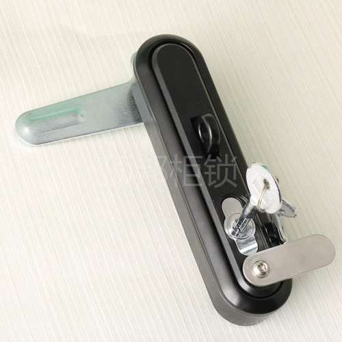 dinbong MS8012Z-1-1 黑色平面锁 工业配电器箱 开关机柜控制箱锁