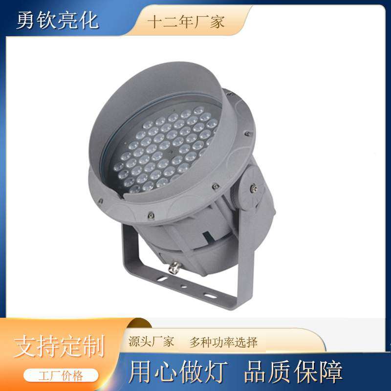 投光灯户外亮化DMX512外控射灯圆形照树灯120W防水大功率亮化工程