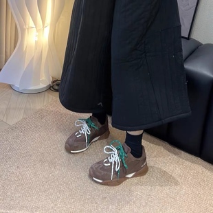 米诗思~复古德训鞋女爆米花软底休闲运动鞋百搭阿甘鞋