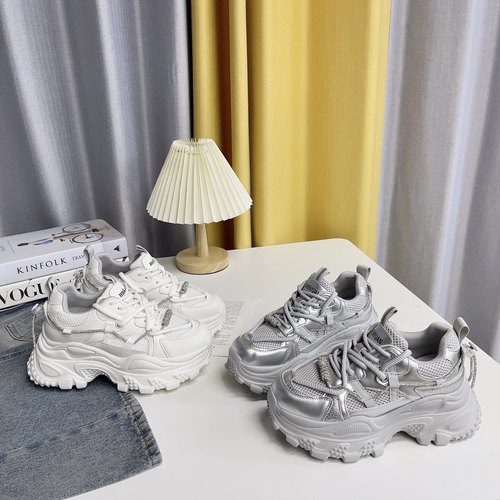 厚底轻便百搭老爹鞋女2025新款