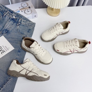 韩版时尚德训鞋女2025秋冬百搭休闲运动小白鞋跑步鞋