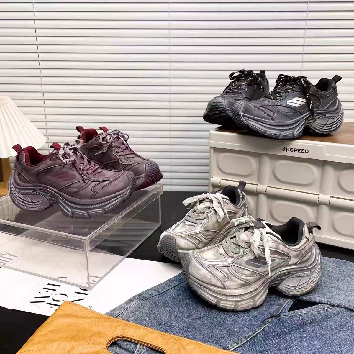 赵露思同款厚底增高老爹鞋