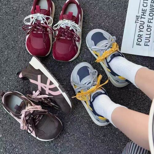 潮酷多巴胺！运动拼色德训鞋撤柜尾单时尚百搭休闲女鞋R7S3290