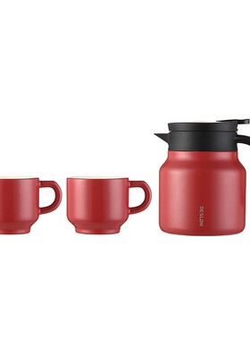 德世朗随享时光套装家用办公室保温壶陶瓷茶水马克杯DSX-TZ018