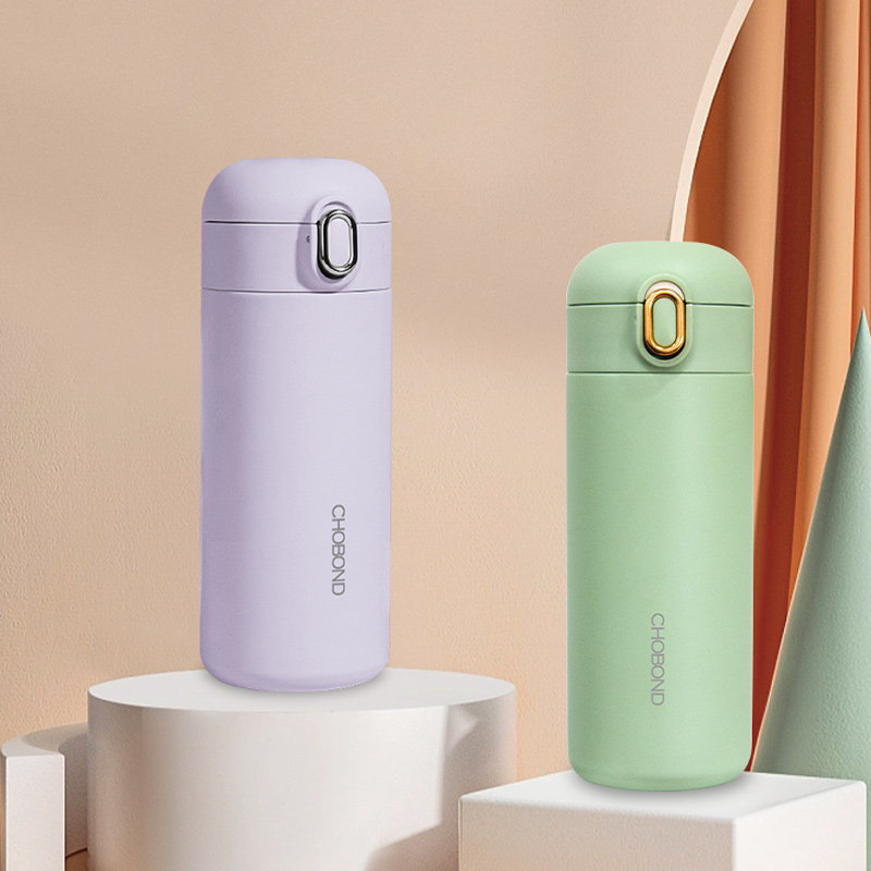 肖邦cb-z190酷派胶囊保温杯男女士学生清新简约弹跳水杯节日礼品