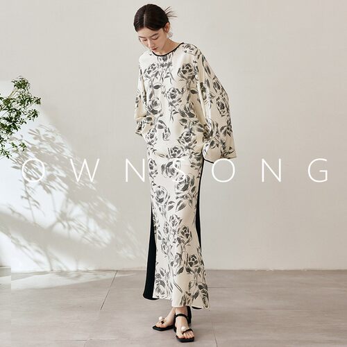 OWNSONG新中式廓形上衣半裙套装