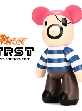 TRST POPOBE 正版 暴力熊 20寸 加勒比 海盗 K6 特大号 公仔摆件