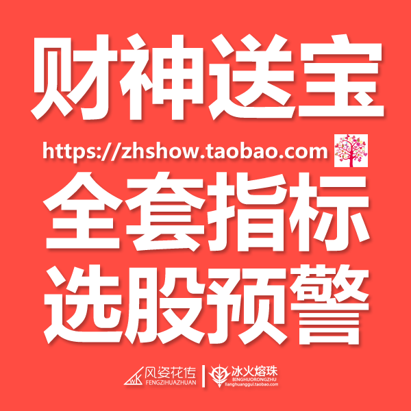 财神送宝 条件选股预警公式强势牛股启动上涨停强趋势主升通达信