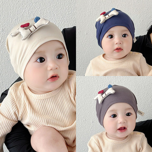 防風秋冬季 貼小狗寶寶套頭帽 A類透氣薄款 兒童帽子護耳柔軟個性