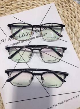 专柜正品哥拓普设计师款明星框全框合金眼镜架近视镜框 LV-86152