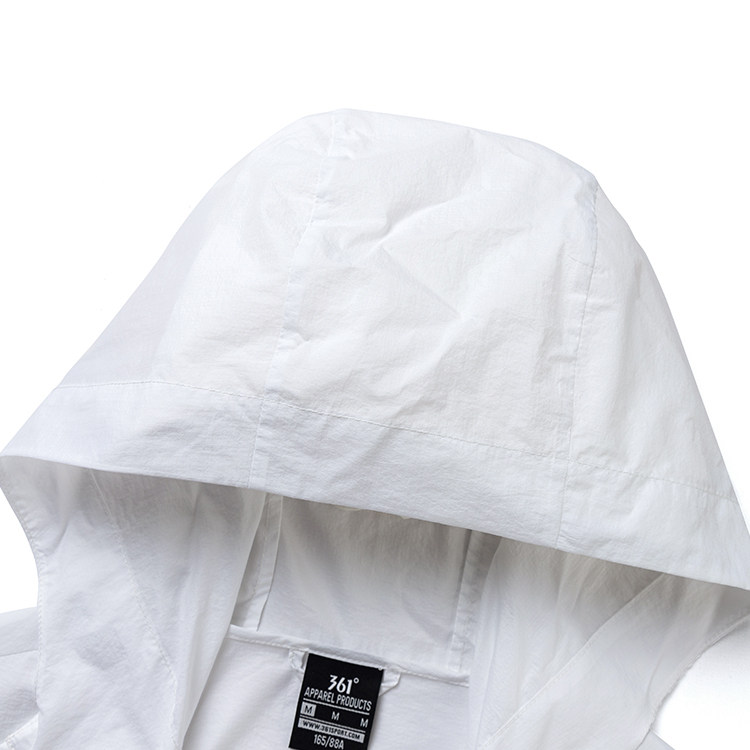 361 여성의 태양 보호 의류 2024 여름 새로운 안티 UV 경량 통기성 피부 의류 후드 여성 싱글 윈드 브레이커