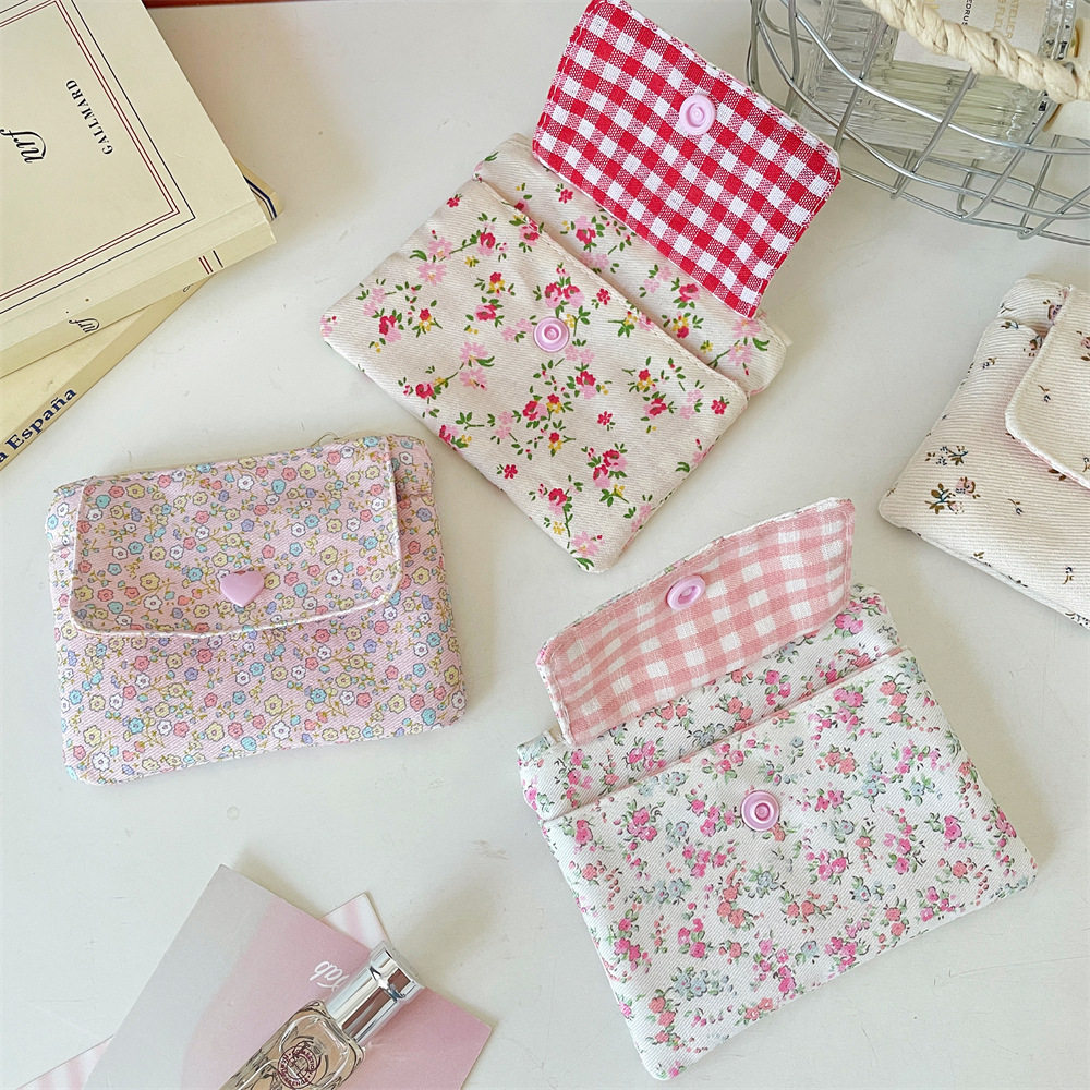 跨境 韩风ins卡包百搭大容量零钱包杂物包身份证银行卡收纳双层,收纳整理,卫生巾收纳包,淘宝优惠券,粉丝福利购,淘宝优惠卷