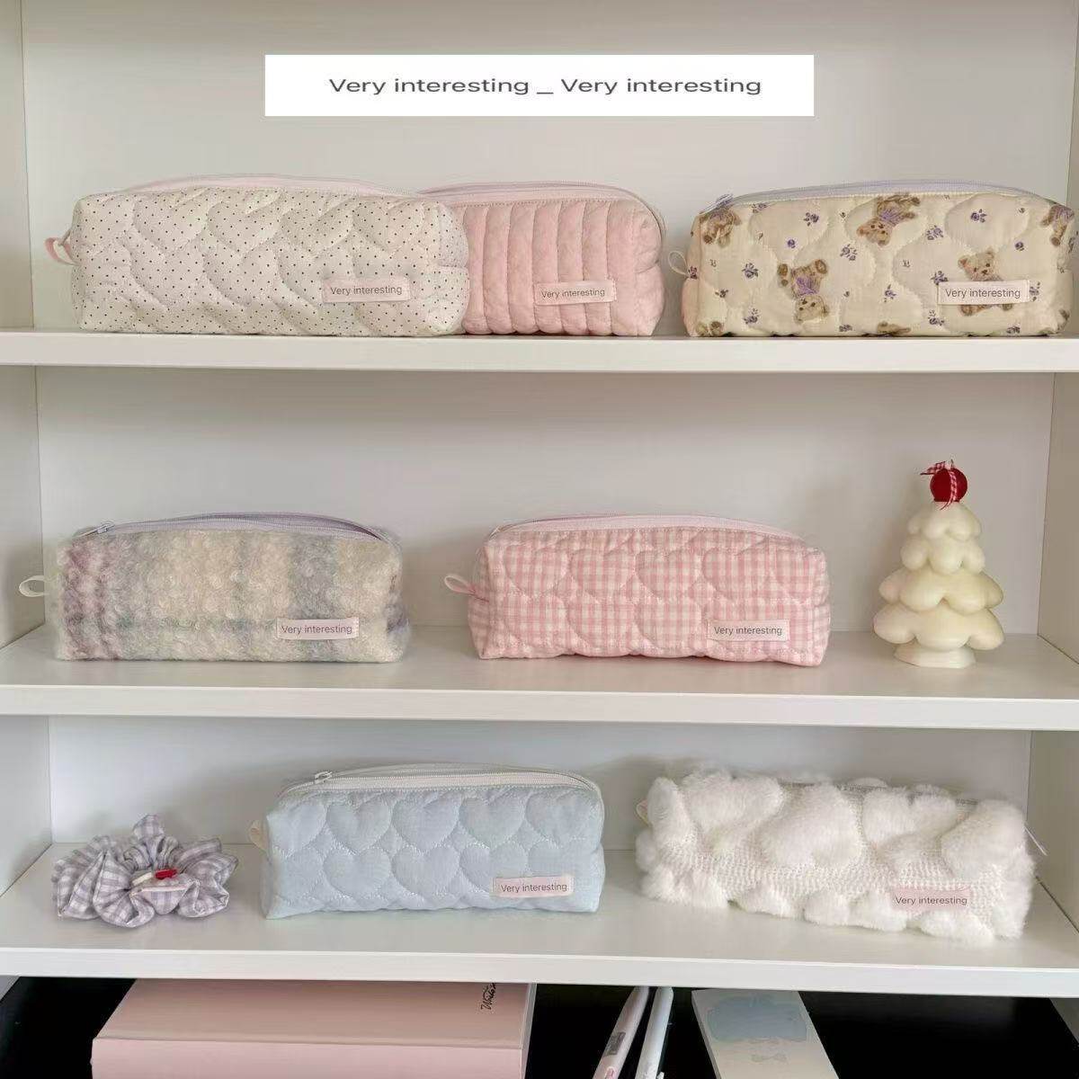 日系可爱印花少女笔袋ins文具