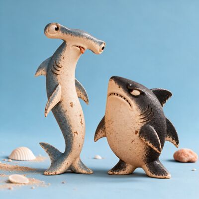 Figurines双髻鲨创意桌面摆件