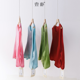 6SP606 苎麻背心内搭外穿马夹上衣 春夏新款 复古简约宽松无袖