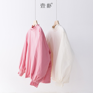 4SP355 复古百搭减龄棉服上衣 冬季 减龄花边荷叶边加棉小棉衣