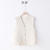 秋冬菱格轻便保暖背心马夹 新款 韩系轻薄鸭绒马甲 25FM005