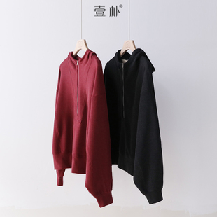 上衣 冬季 百搭套头加厚宽松打底衫 保暖连帽卫衣 5202TK 新款