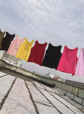 文艺纯色外穿无袖背心 宽松百搭内穿休闲上衣 5SP385