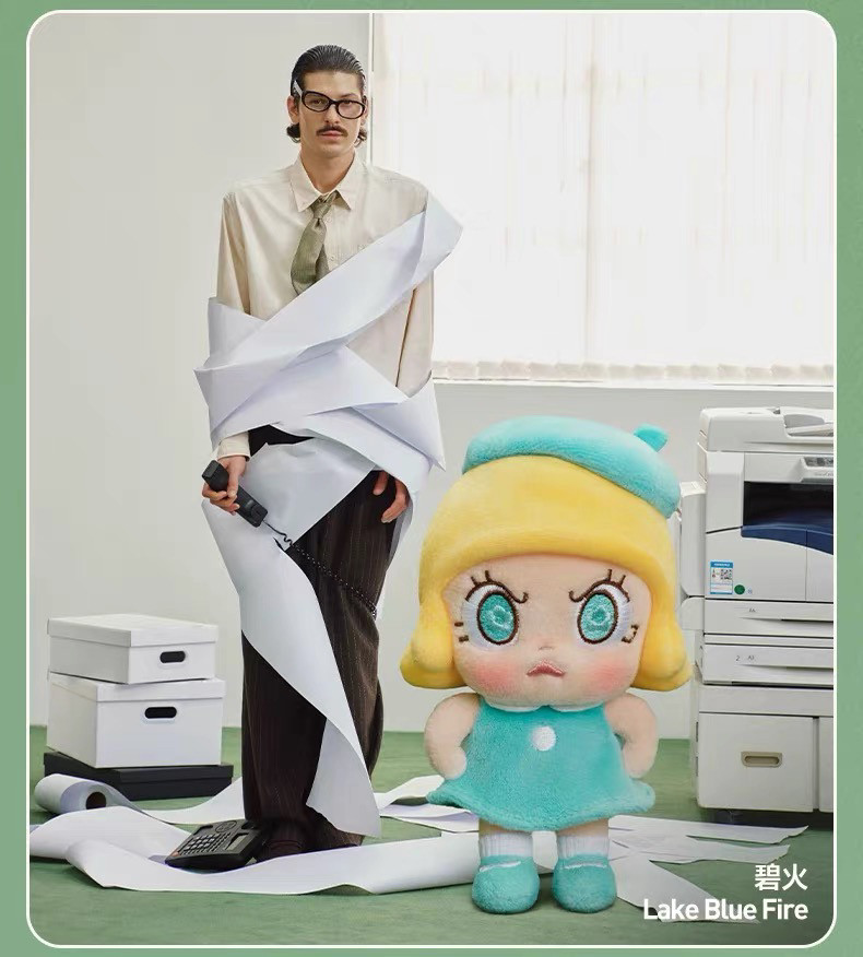 POPMART泡泡玛特Angry Molly 心火怒放系列毛绒挂件盲盒潮玩礼物图片