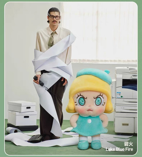 POPMART泡泡玛特Angry Molly 心火怒放系列毛绒挂件盲盒潮玩礼物