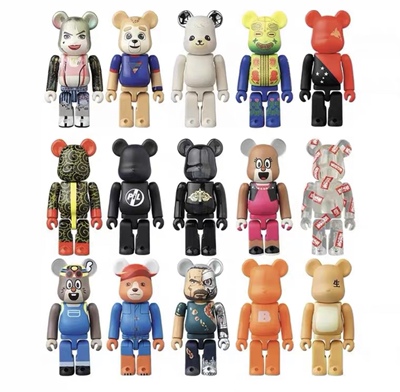 E@RBRICK39代 积木熊确认款100% Bearbrick  潮玩摆设