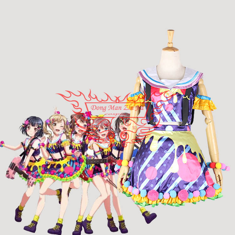 COS服装 BanGDream! Poppin’PartyNew_Costumes市谷有咲 新品