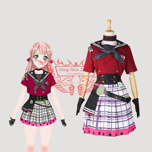 cosplay服装 BanGDream Afterglow LostOne的号哭 上原绯鞠 新品