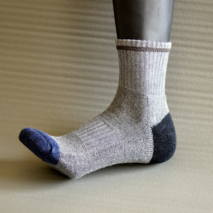特价清仓无骨加厚毛巾底运动袜秋冬季毛圈撞色吸汗中筒棉男款袜子
