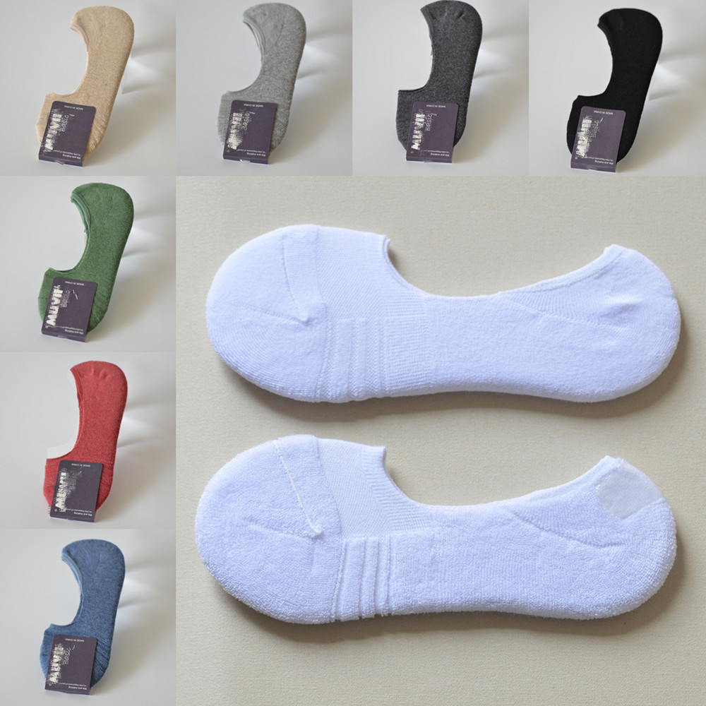 夏季加厚毛圈毛巾底运动女隐形袜