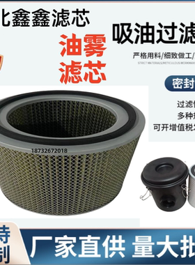 用于真空泵油雾烟气净化芯PSG244/2 PSG344/2油雾油雾处理器滤芯
